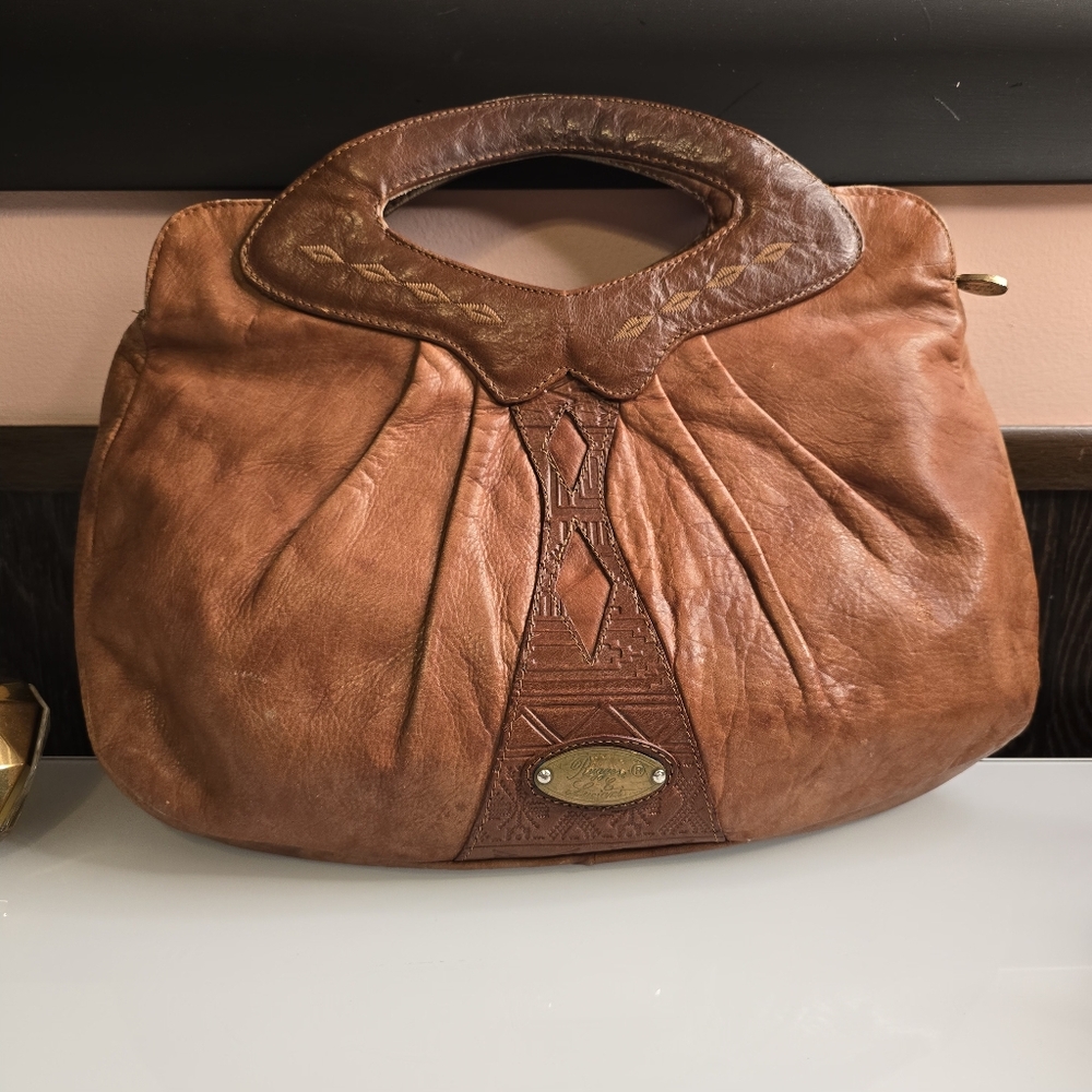 Ruggeri & Luciani Italy Genuine Leather Bag